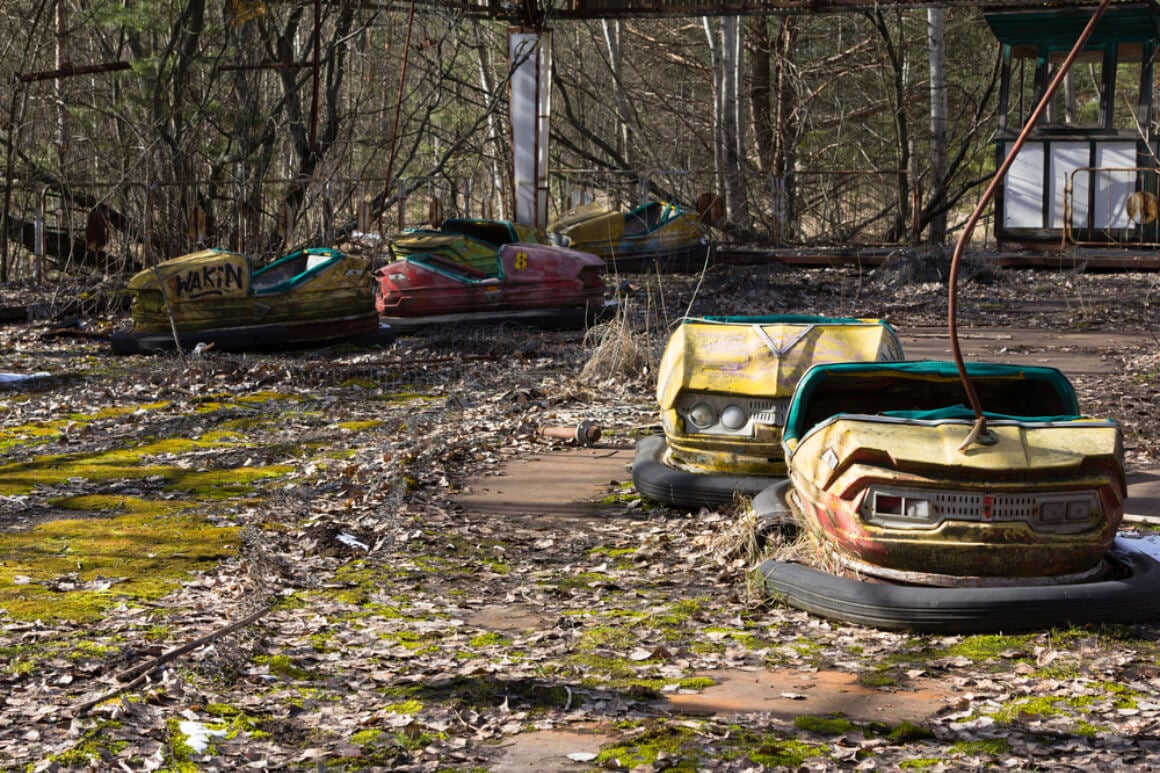 Abandoned amusement park Chernobyl