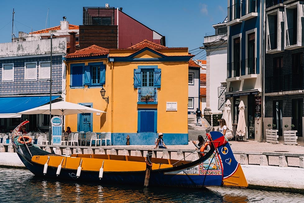 The canal boats of Aveiro, Portugal
