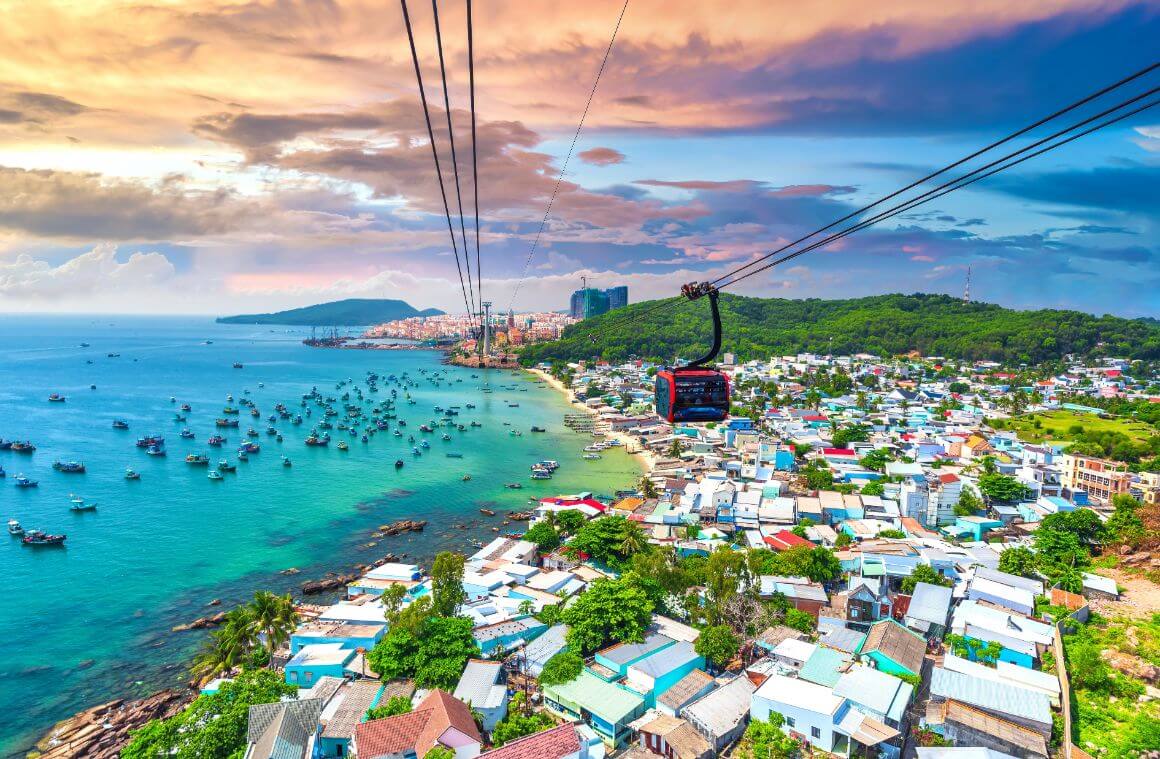 Hon Thom Cable car in Phu Quoc Island