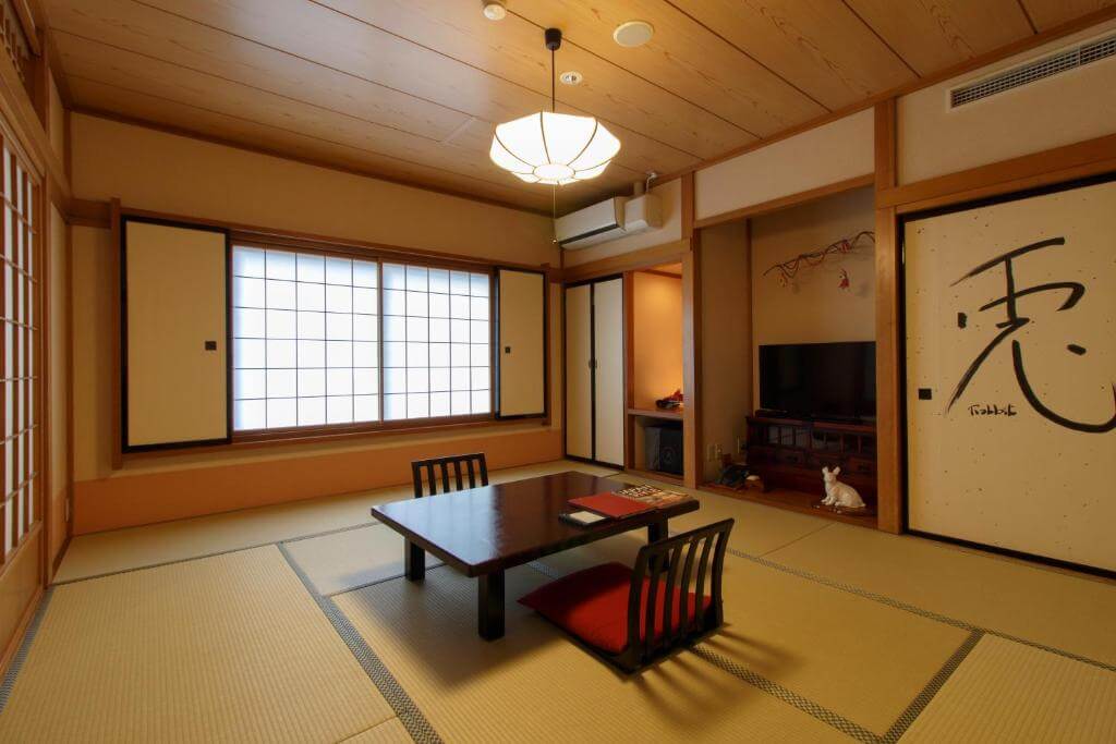 Interior of Oyado Koto No Yume ryokan in Japan