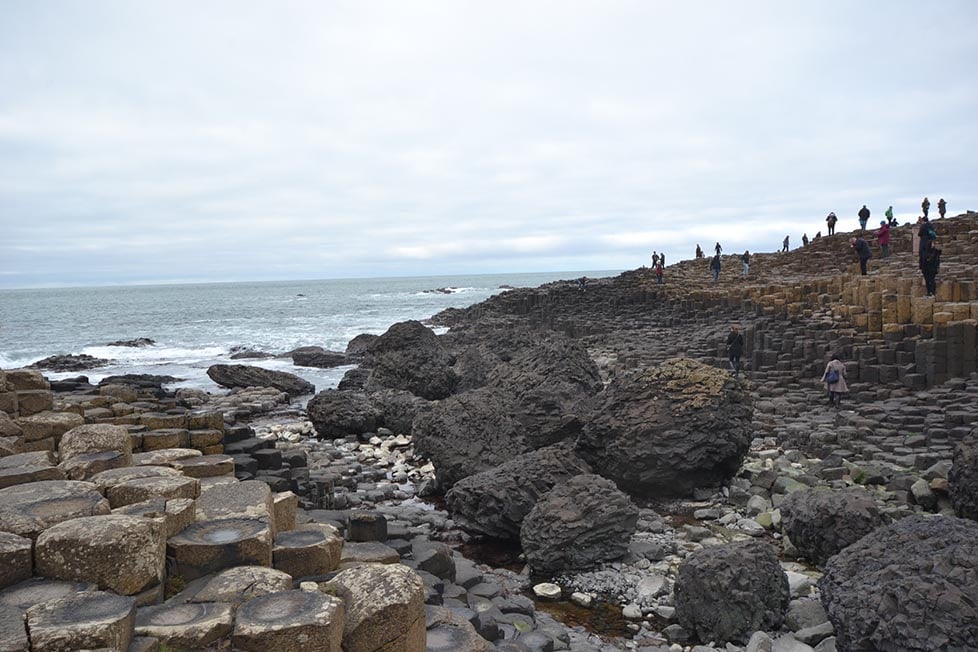 The Giant's Causeway in Northern Ireland.