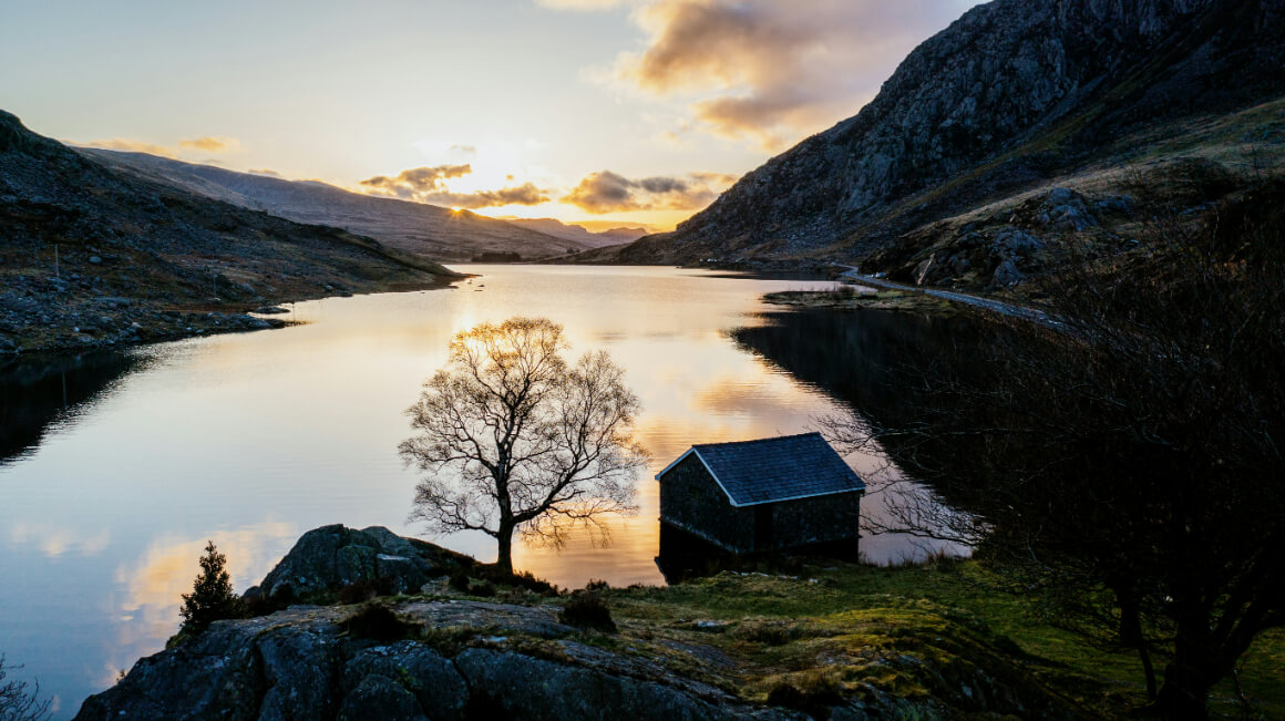 Llyn Idwal, Bangor, Snowlandia