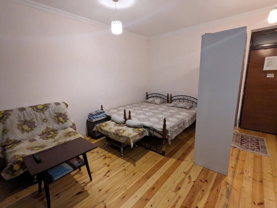 simple double bedroom in a Modern Flat, Baku Azerbaijan