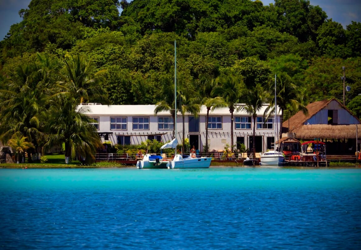 The Yak Lake House in Bacalar