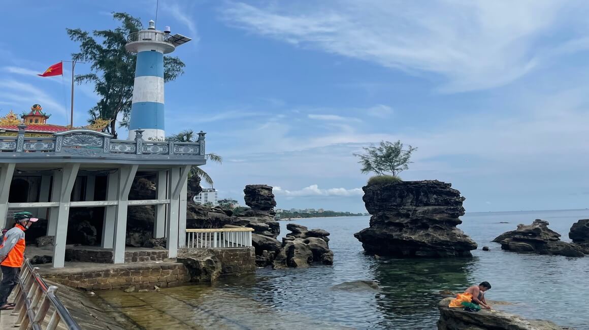 Light house by the coast in Phu Quoc