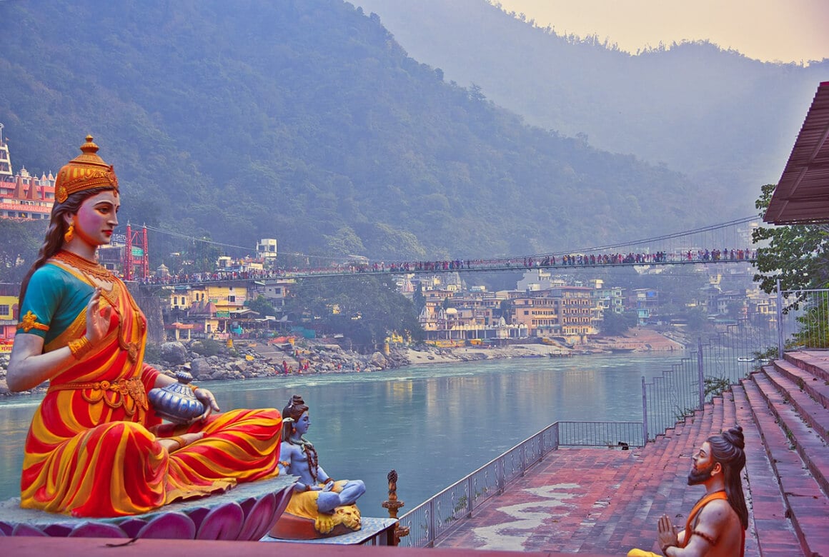 Lakshman Jhula in Rishikesh