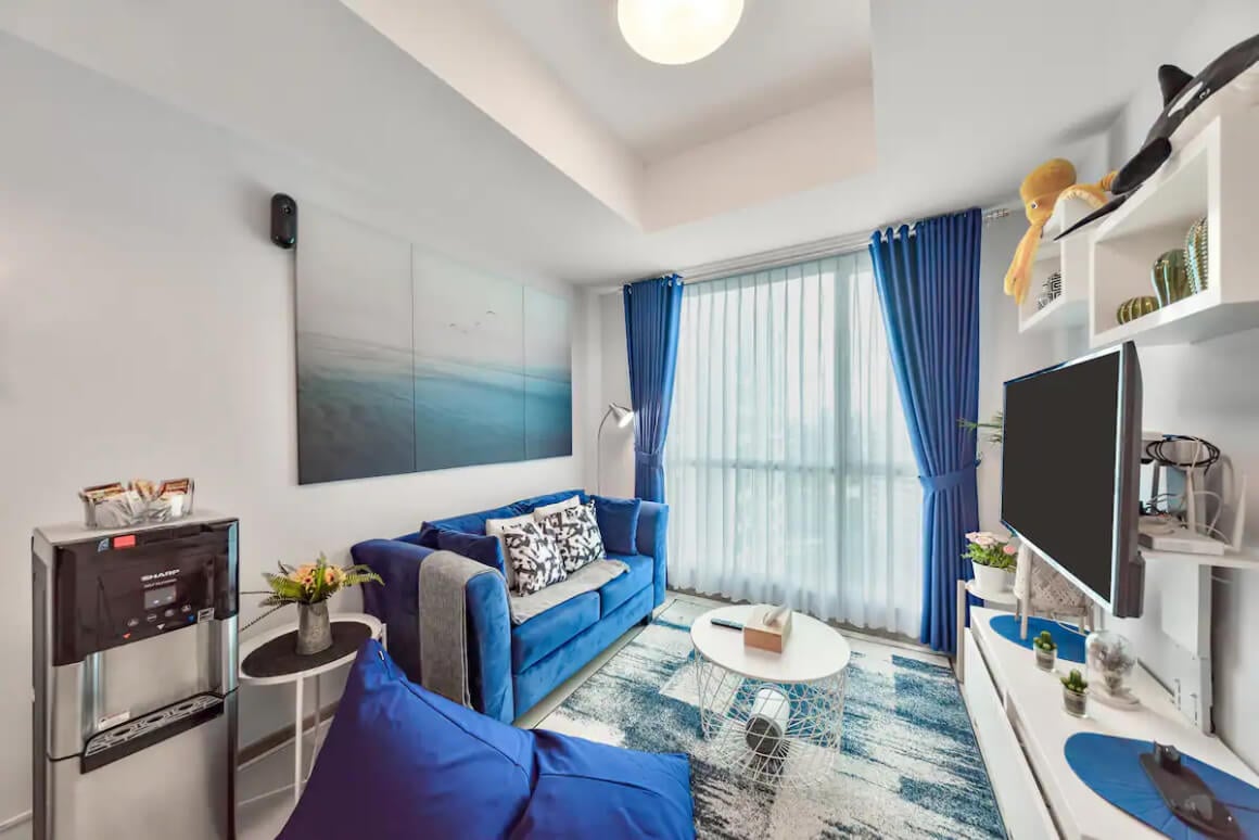 Peaceful One-Bed Condo Connected to a Mall Jakarta Indonesia