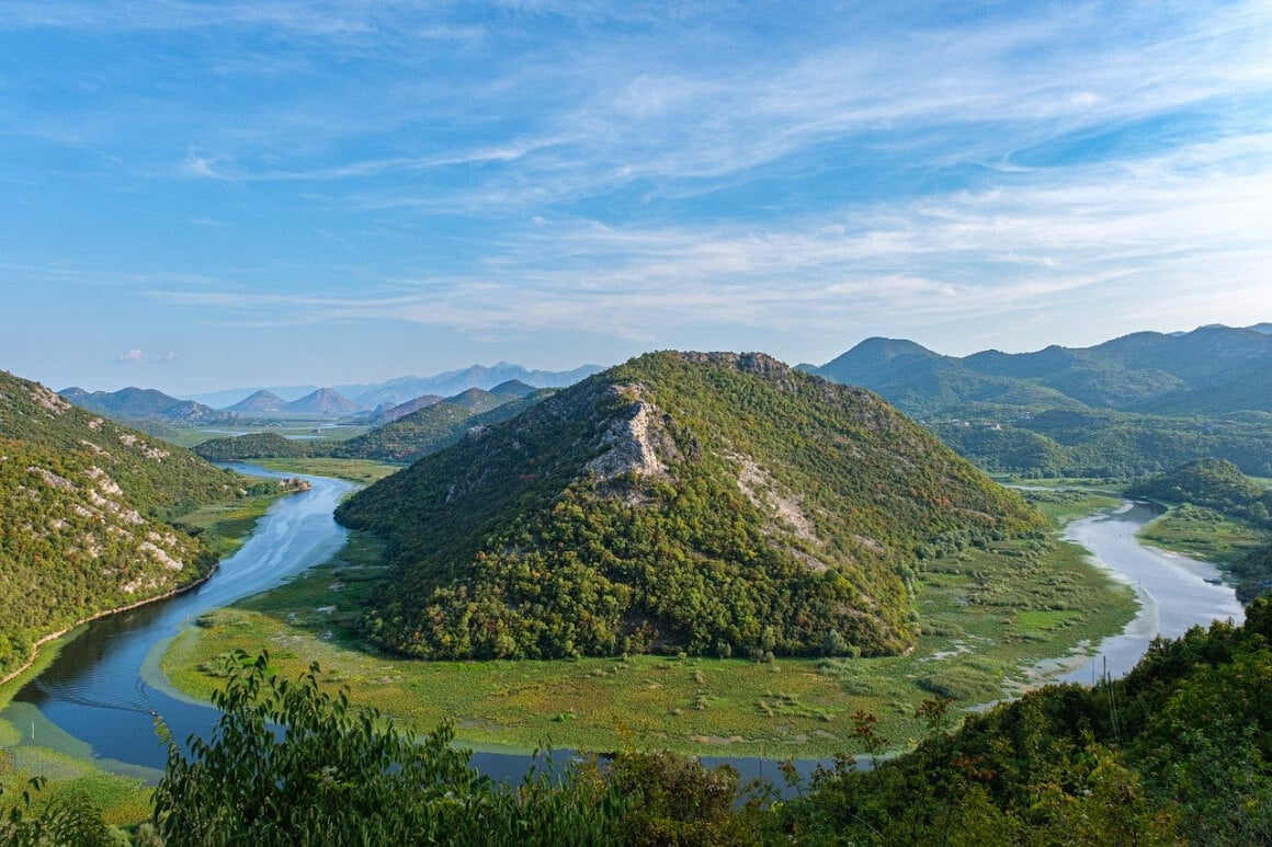 Skandar Lake in Albania