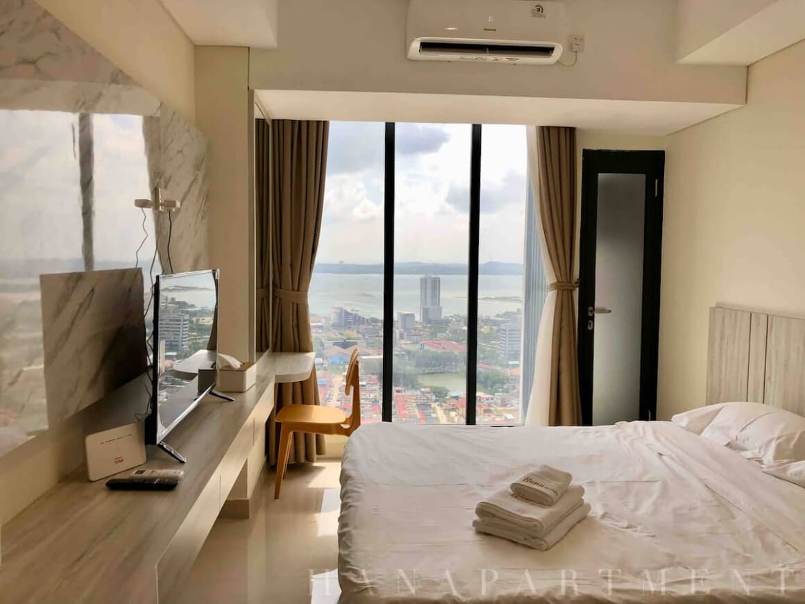 Modern One Bed Apartment with Gym and Pool in Batam