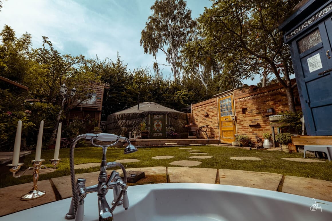 The Little Yurt Retreat  Rural city centre break in Canterbury