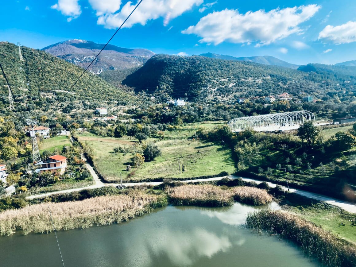 Dajti Mountain Aerial view in Tirana