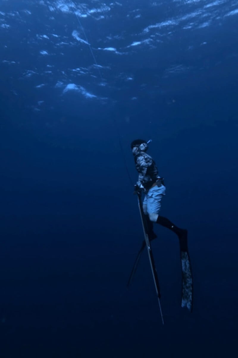 Will Hatton freediving/ spearfishing in Bali