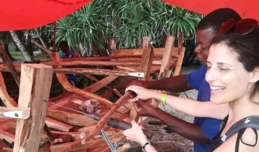 Lady participating in Cultural Tour of Nungwi Village