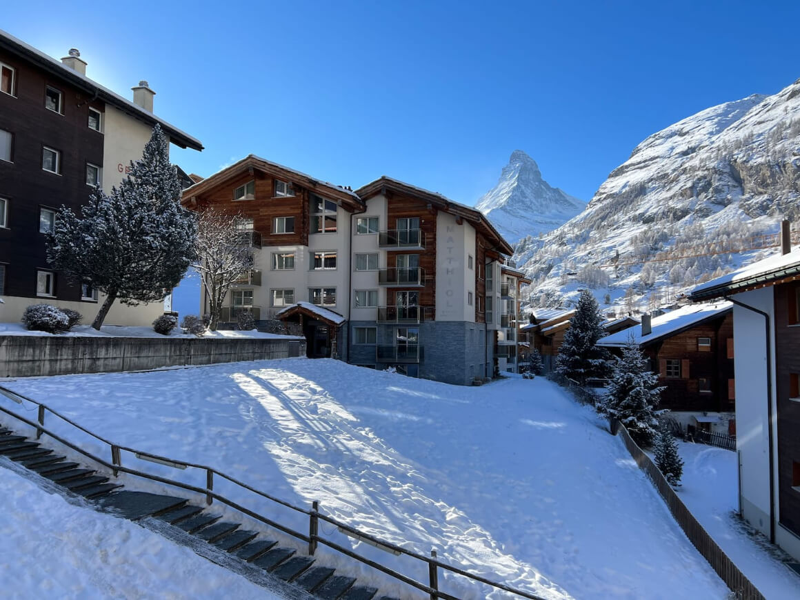 Studio Apartment with Matterhorn Views, Zermatt, Switzerland