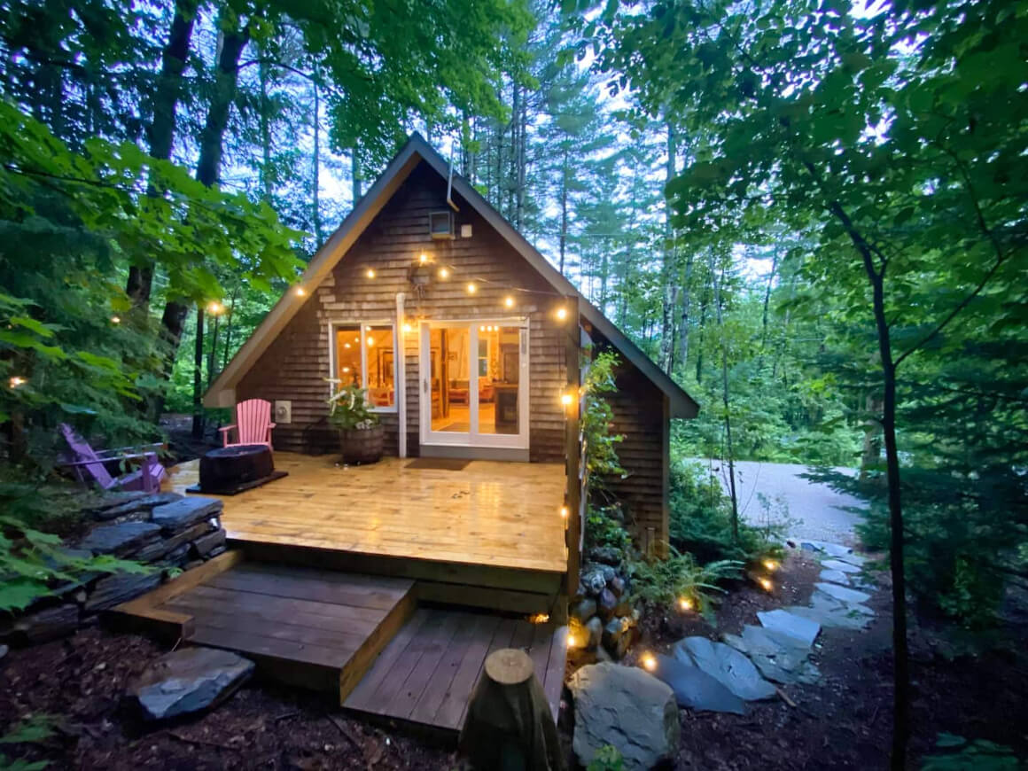 Log Cabin in the Woods, Killington Resort, Vermont