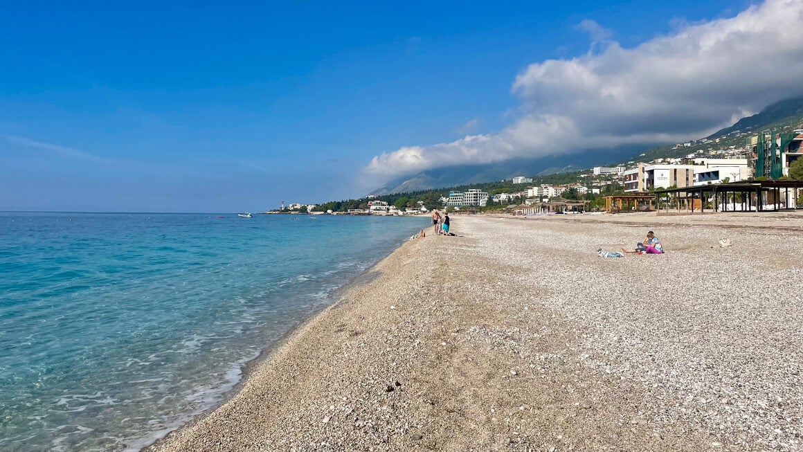 dhermi beach in albania