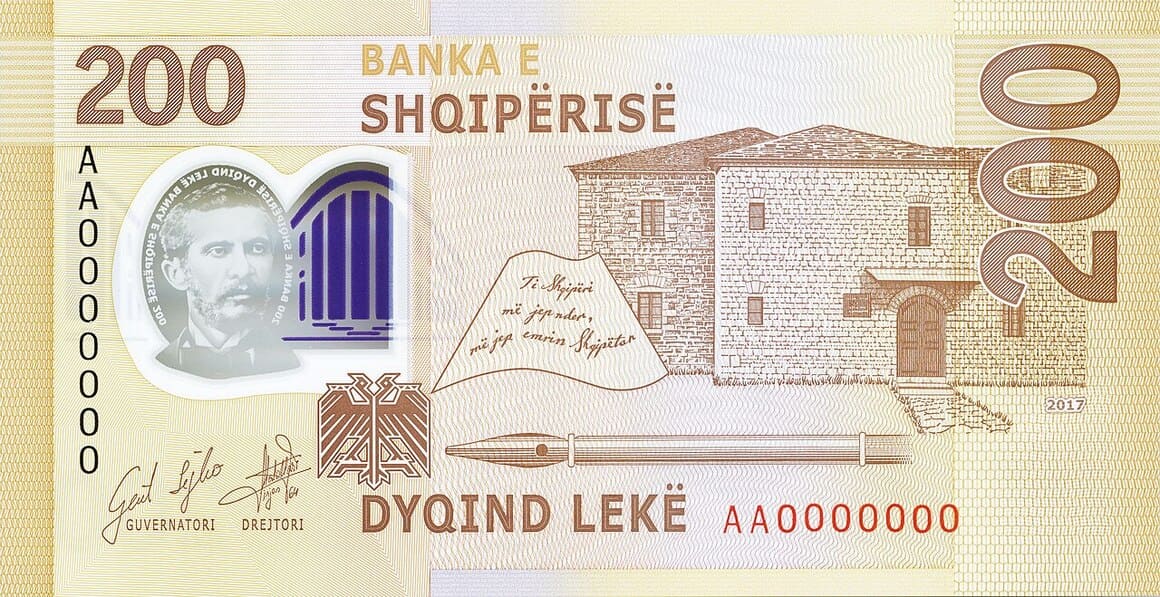 Albanian lek 200