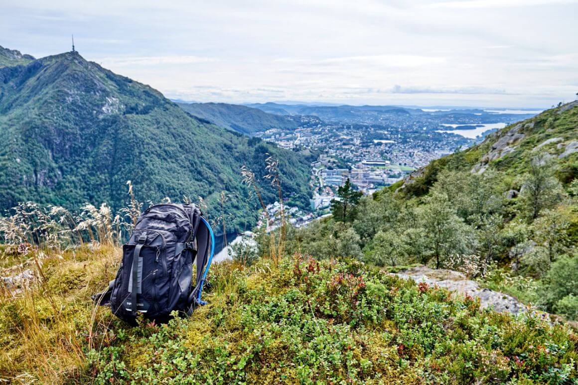 Bergen Norway Fløyfjellet viewpoint