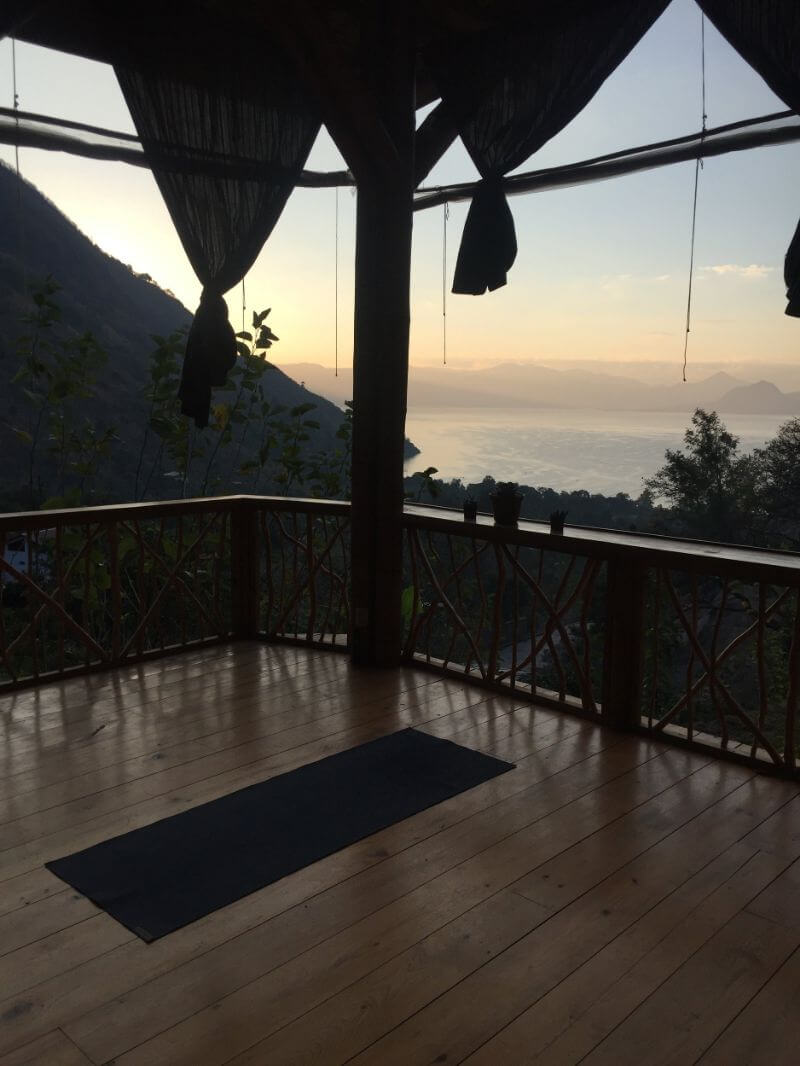 sunrise on Lake Atitlan: relaxing things to do in Guatemala