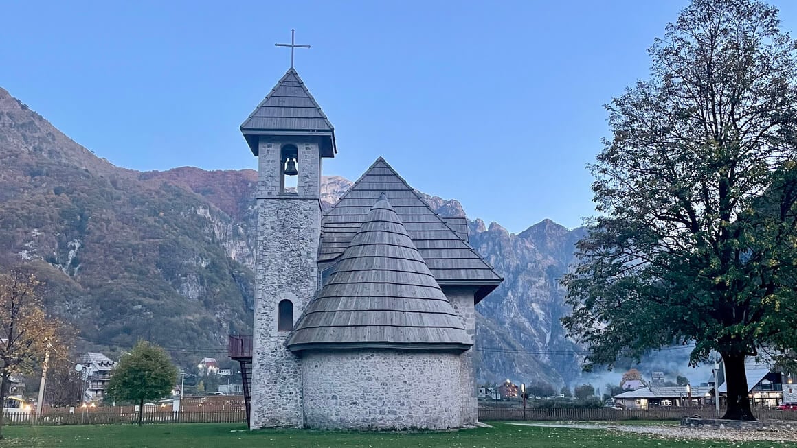 the famous church of theth, albania (Kisha e Thethit)