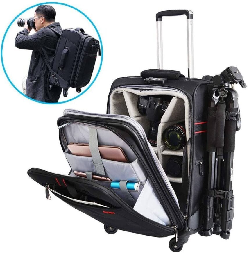 15 BEST Camera Bags 2024 Roundup   CADeN Camera Backpack Trolley Case Min 870x870 