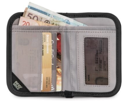 Pacsafe RFIDsafe V50 RFID Blocking Bi-Fold Wallet