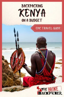 Backpacking Kenya Travel Guide Pinterest Image