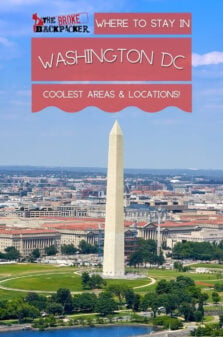 Where to Stay in Washington DC Pinterest Image