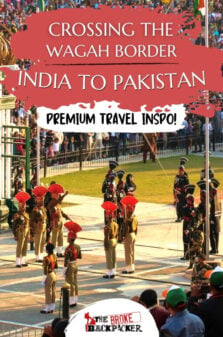 The Wagah Border Pinterest Image