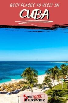 Places to Visit in Cuba Pinterest Image