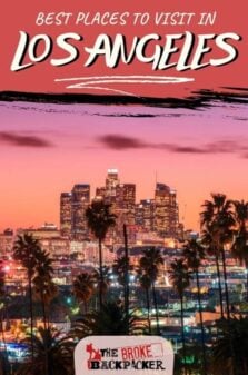 Places to Visit in Los Angeles Pinterest Image