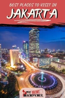 Places to Visit in Jakarta Pinterest Image