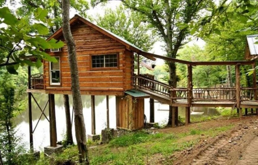 10 STUNNING Cabins In Georgia 2024 Edition   Georgia Tree Cabin 870x870 