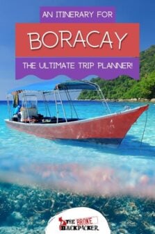 Boracay Itinerary Pinterest Image