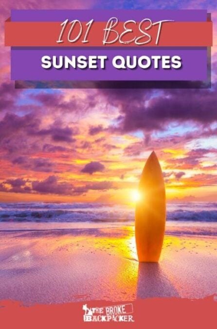 101 BEAUTIFUL and Inspiring Sunset Quotes