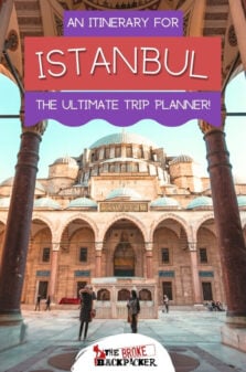 Istanbul Itinerary Pinterest Image