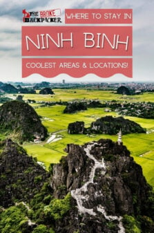 Where to Stay in Ninh Binh Pinterest Image