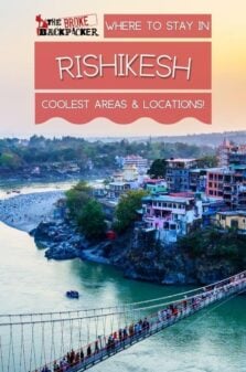 Where to Stay in Rishikesh Pinterest Image