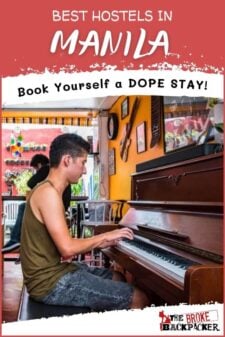 best hostels in manila pinterest image