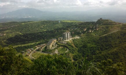 Tagaytay highlands view from People's Park in the Sky