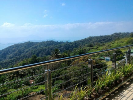 Nature and Taal Lake view in Tagaytay Philippines