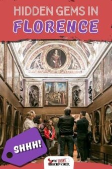 Hidden Gems in Florence pinterest image