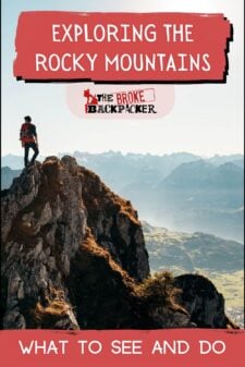 Experience The Rockies - What To See And Do Pinterest image