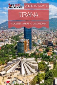 Where to stay in Tirana Pinterest image