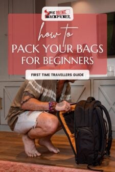 first time trip packing list pinterest image