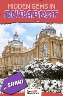 Hidden gems in Budapest Pinterest image