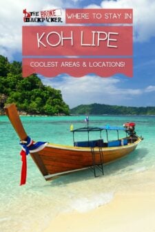 Where to stay in Koh Lipe Thailand Pinterest Image