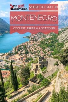 Where to stay in Montenegro Pinterest Image