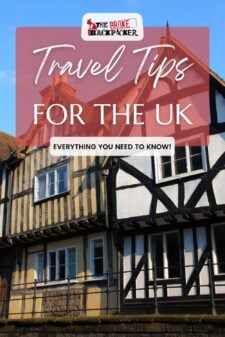 UK travel tips pinterest image