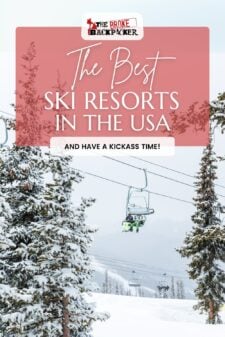 best ski resort in the US Pinterest Image